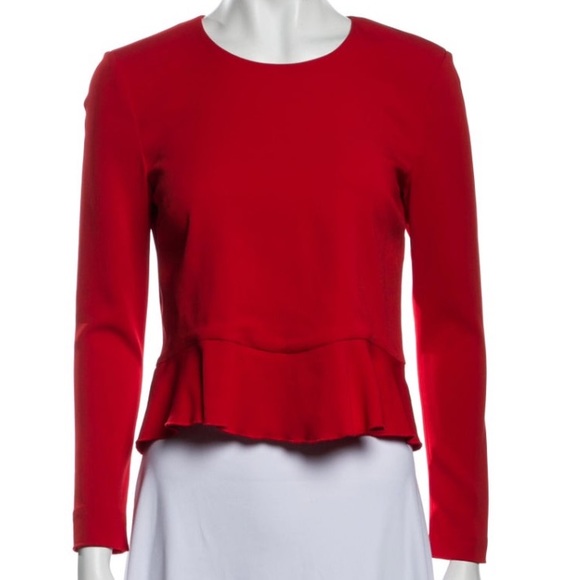 A.L.C waist accentuating peplum top - Picture 1 of 3